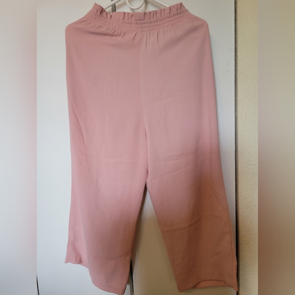 Zara Wide legs pants, size Small, pink color - Picture 4 of 4
